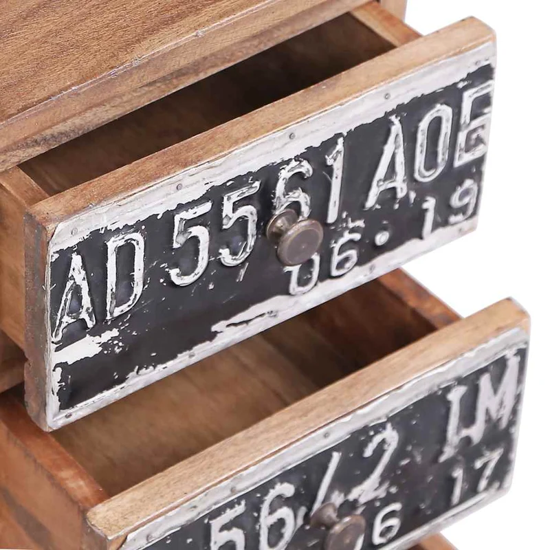 283921 vidaXL Bedside Cabinet 30x30x51 cm Solid Mahogany Wood