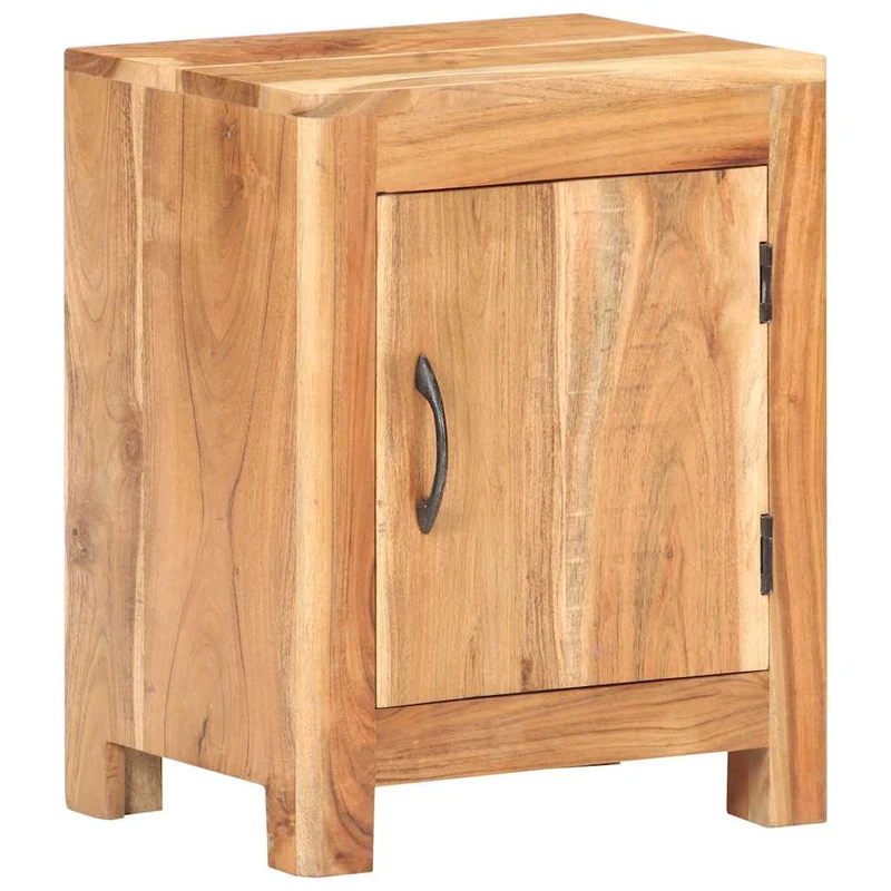 320474 vidaXL Bedside Cabinet 40x30x50 cm Solid Acacia Wood