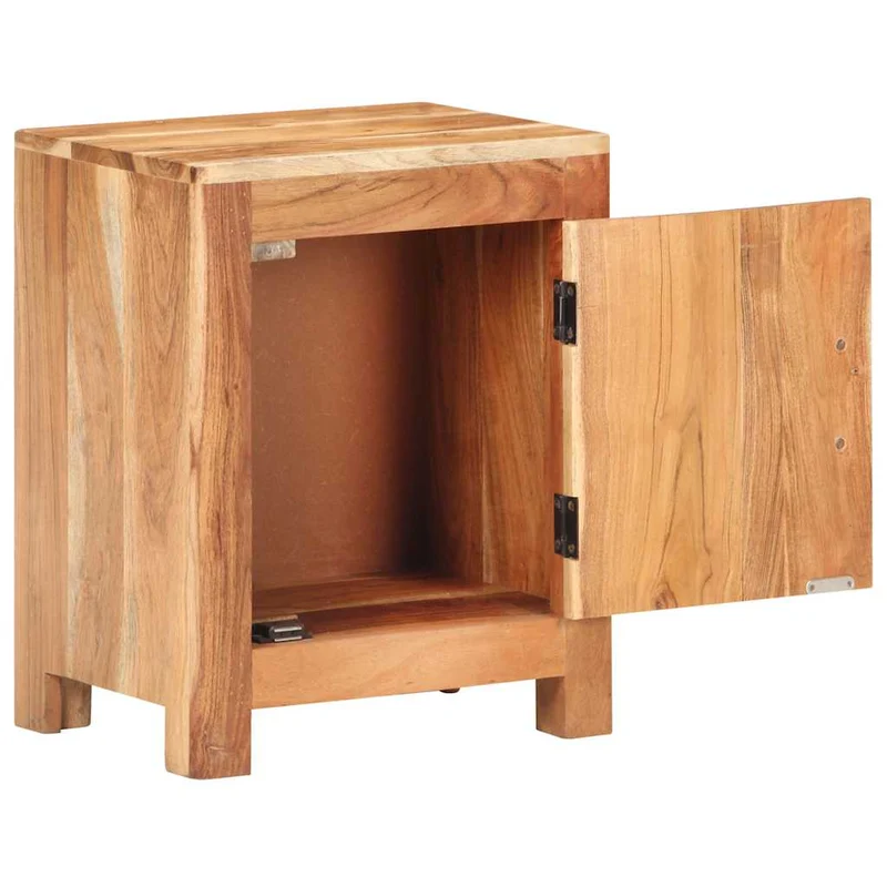 320474 vidaXL Bedside Cabinet 40x30x50 cm Solid Acacia Wood