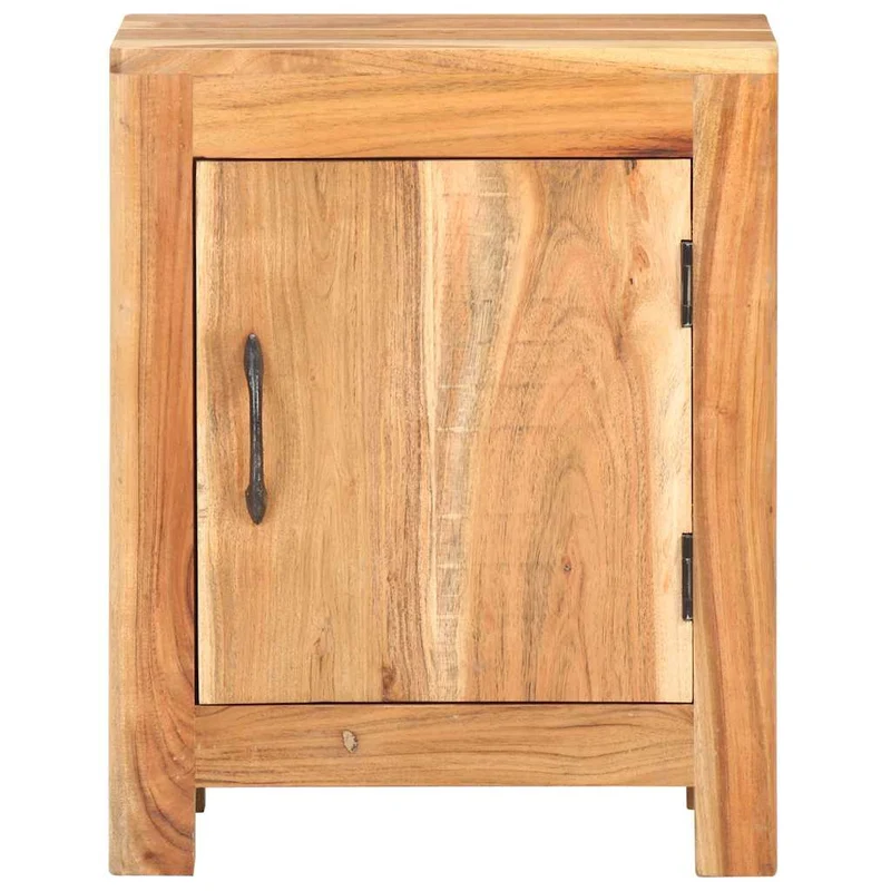320474 vidaXL Bedside Cabinet 40x30x50 cm Solid Acacia Wood