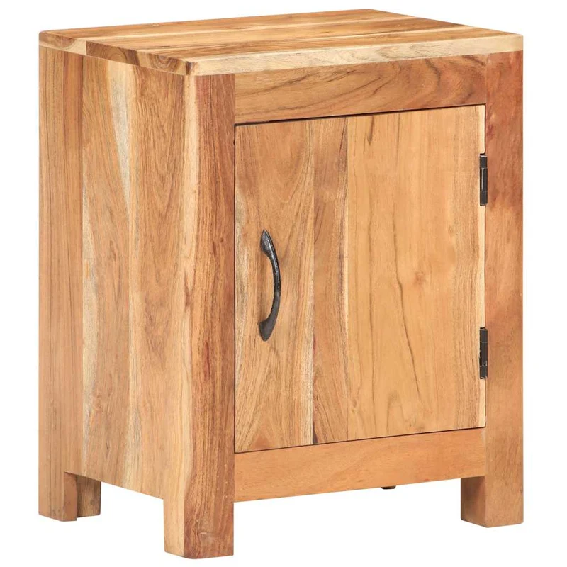 320474 vidaXL Bedside Cabinet 40x30x50 cm Solid Acacia Wood