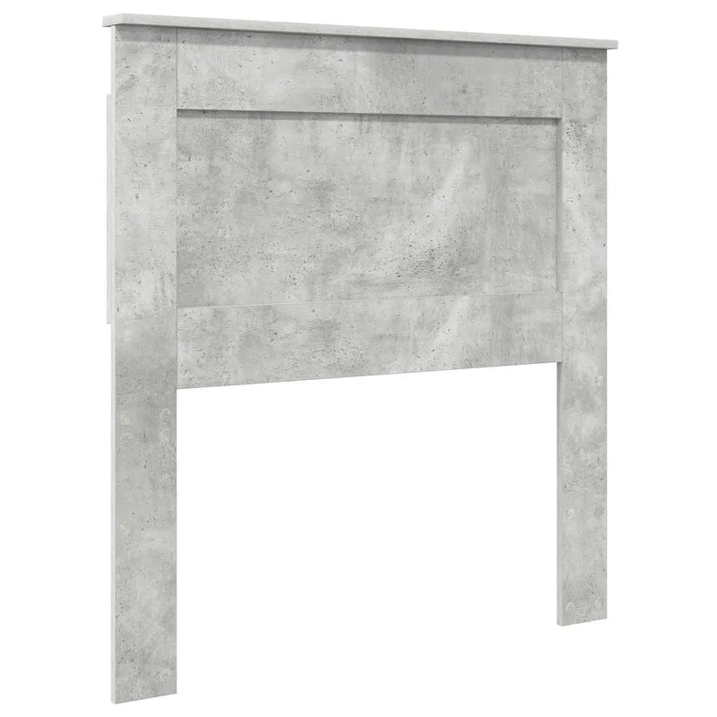 Bed Frame with Drawer Concrete Grey 90 x 190 cm Engineer Wood