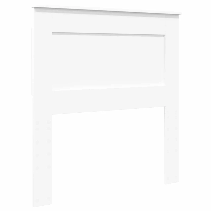 Bed Frame with Drawer White 75 x 190 cm Engineer Wood
