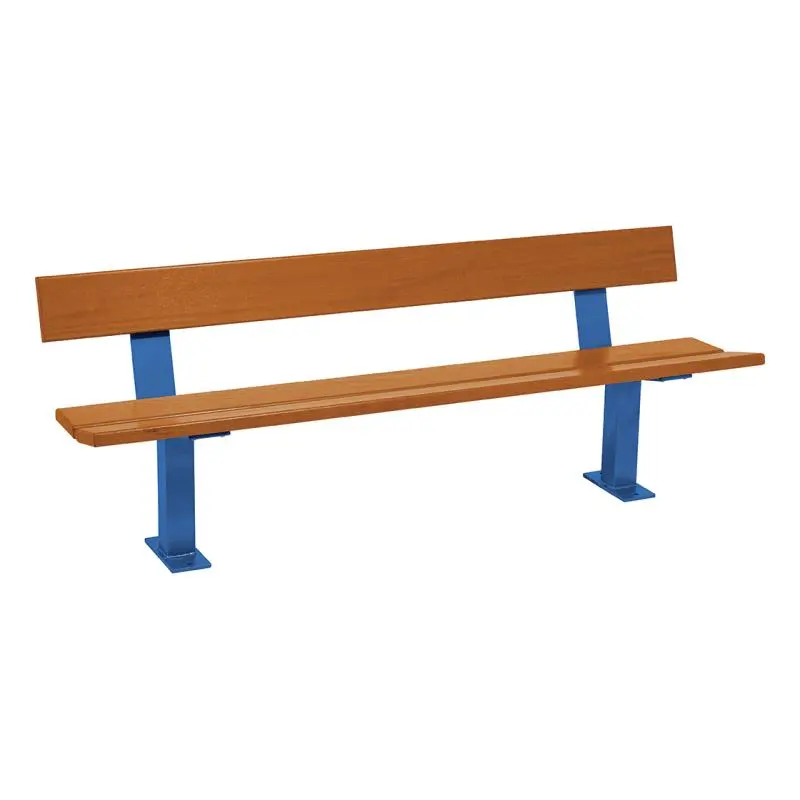 Banc bois et acier Pagode