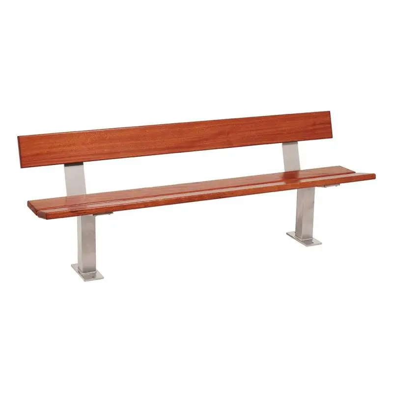 Banc bois et acier Pagode