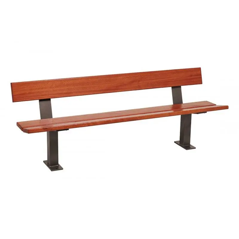 Banc bois et acier Pagode