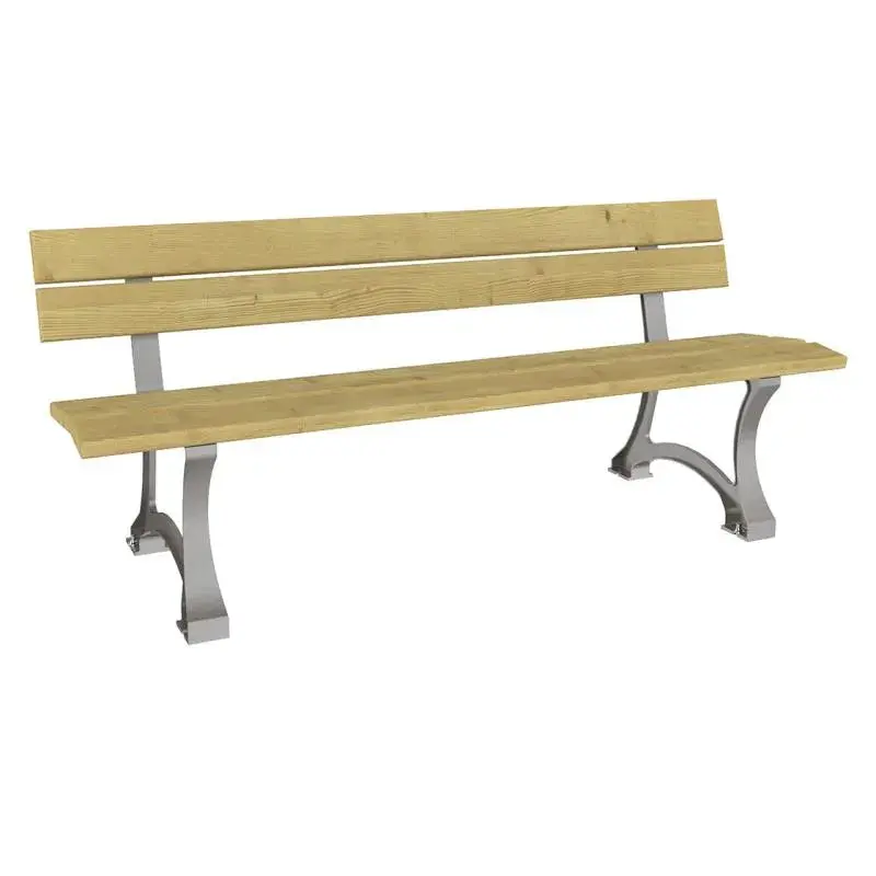 Banc bois et acier Mora