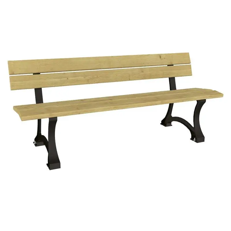 Banc bois et acier Mora