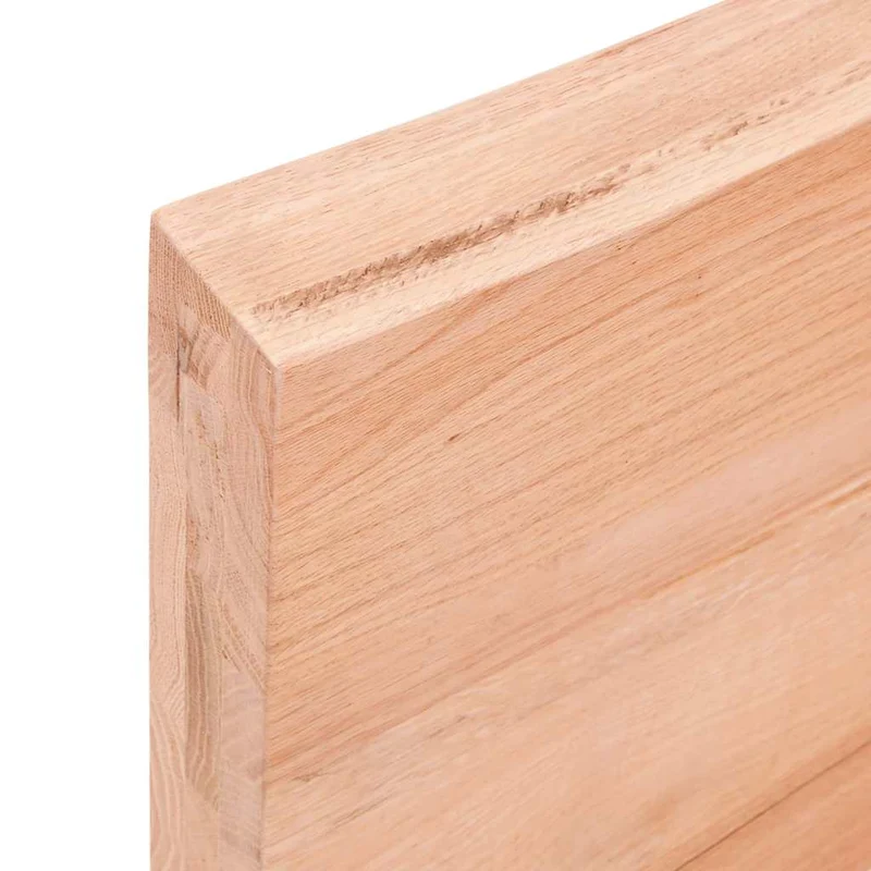 Table Top Light Brown 180x50x(2-6) cm Live Edge