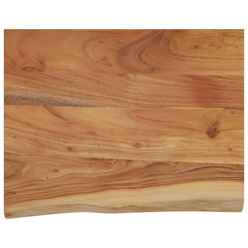 Wall Shelf 50x40x2,5 cm Rectangular Solid Wood Acacia Live Edge