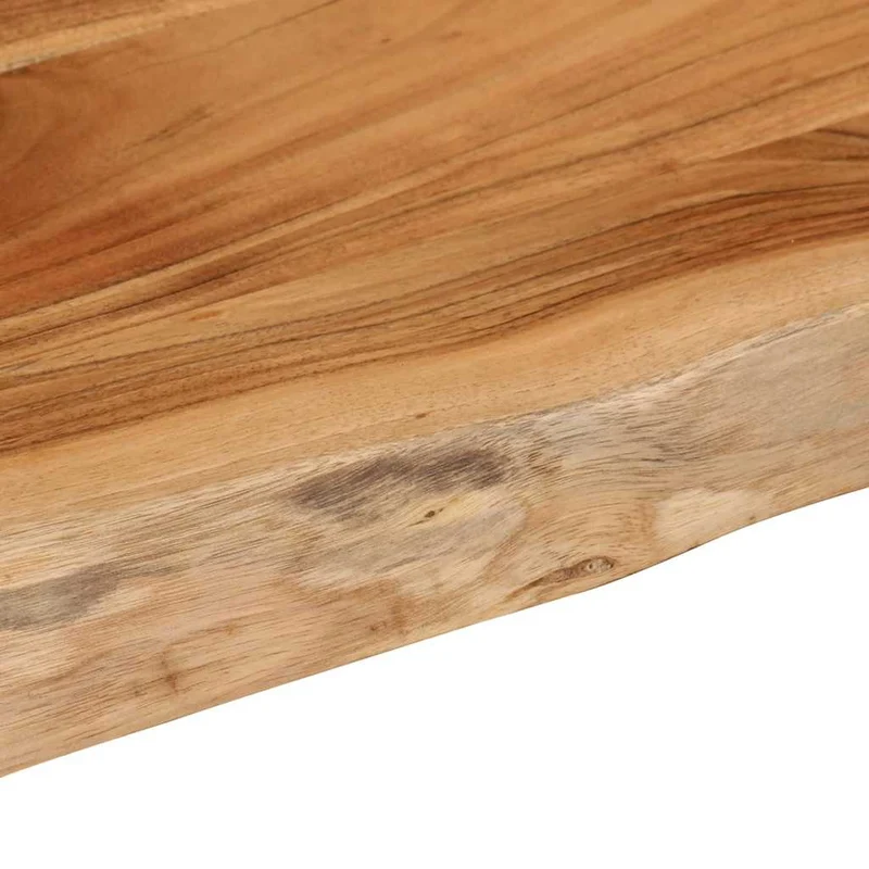 Wall Shelf 50x40x2,5 cm Rectangular Solid Wood Acacia Live Edge