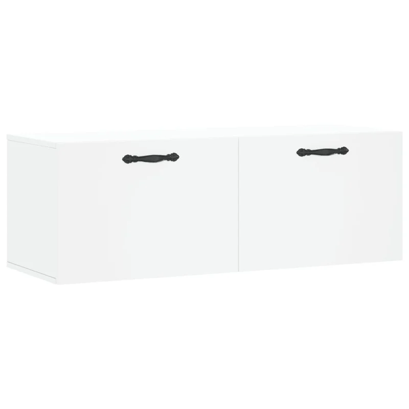 Wall Cabinet White 100x36,5x35 cm Engineered Wood