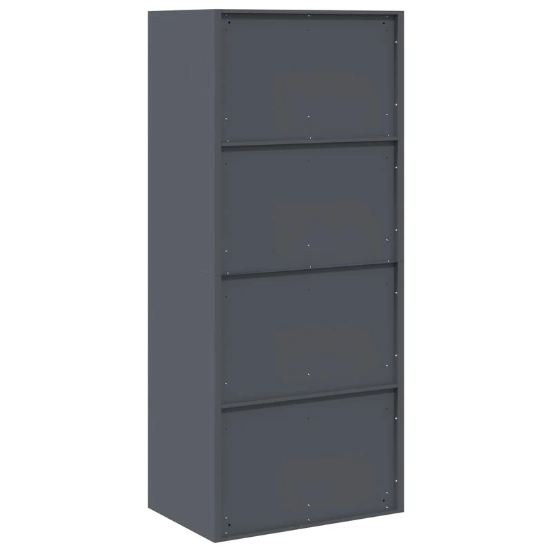 Storage Cabinet Anthracite 60 x 40 x 140 cm Steel