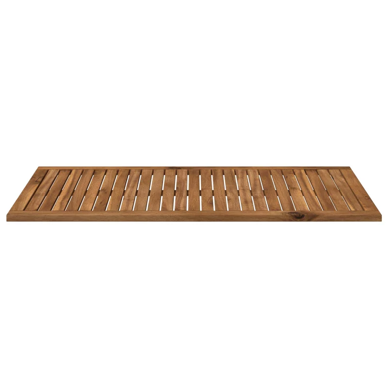 Table Top 108.5 x 55 x 2 cm Rectangular Solid Acacia Wood