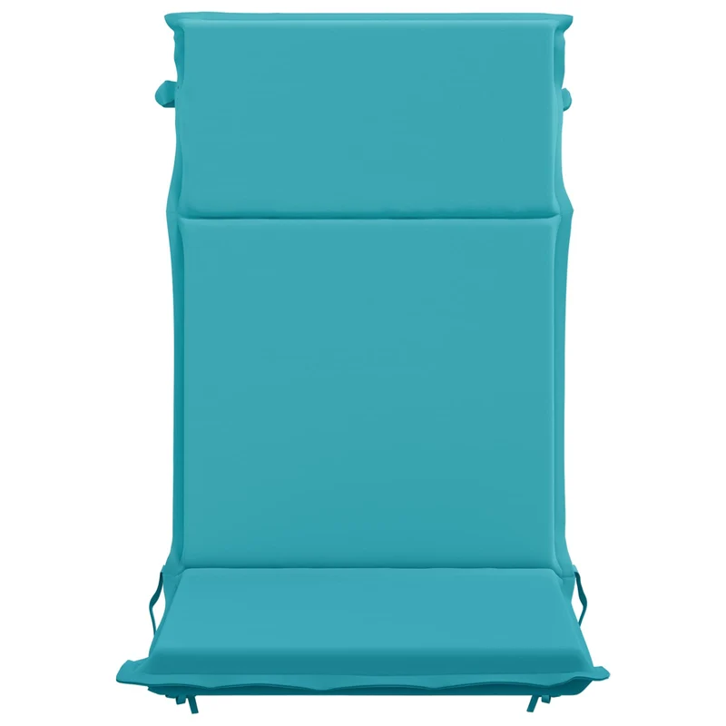High Back Chair Cushion GEMERT 2 pcs 100% Polyester Turquoise