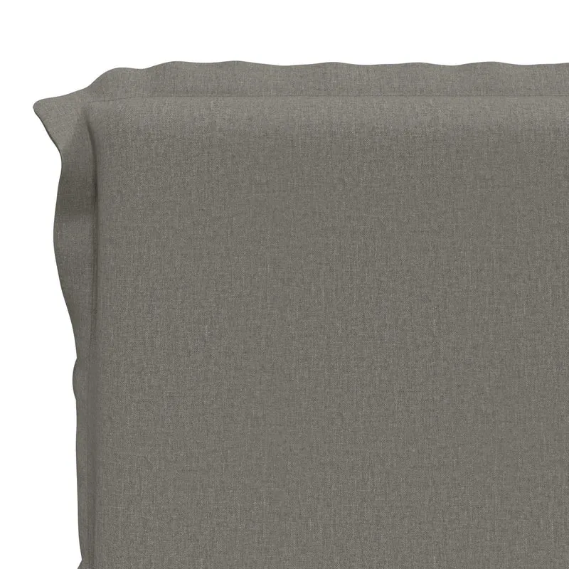 High Back Chair Cushion GEMERT 6 pcs 100% Polyester Grey