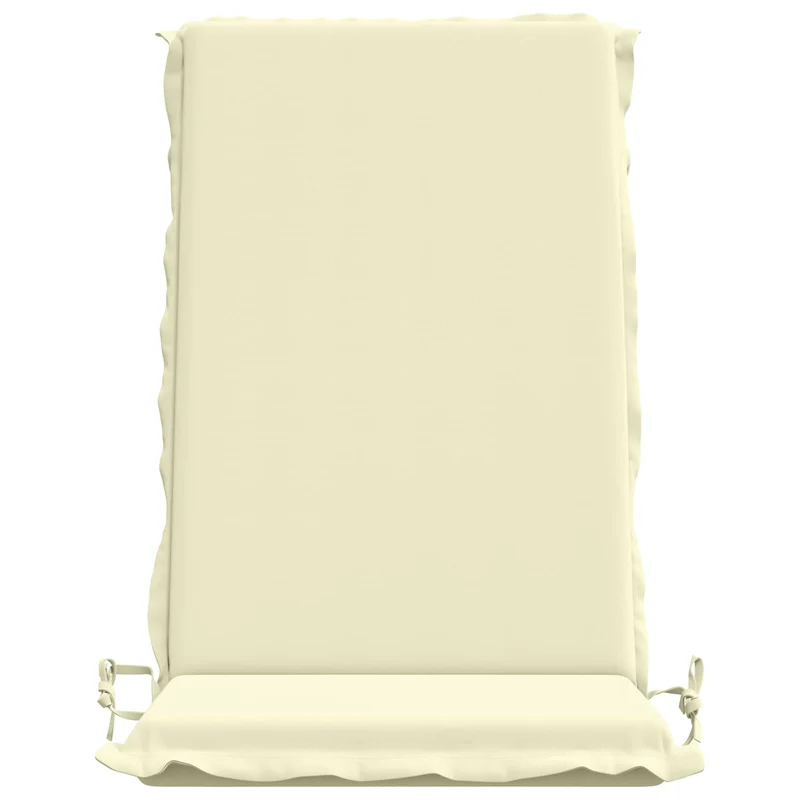 High Back Chair Cushion GEMERT 6 pcs 100% Polyester Cream