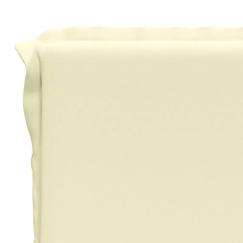 High Back Chair Cushion GEMERT 6 pcs 100% Polyester Cream