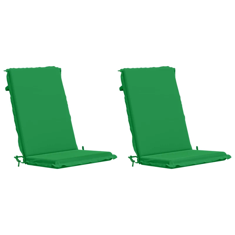 High Back Chair Cushion GEMERT 2 pcs 100% Polyester Green