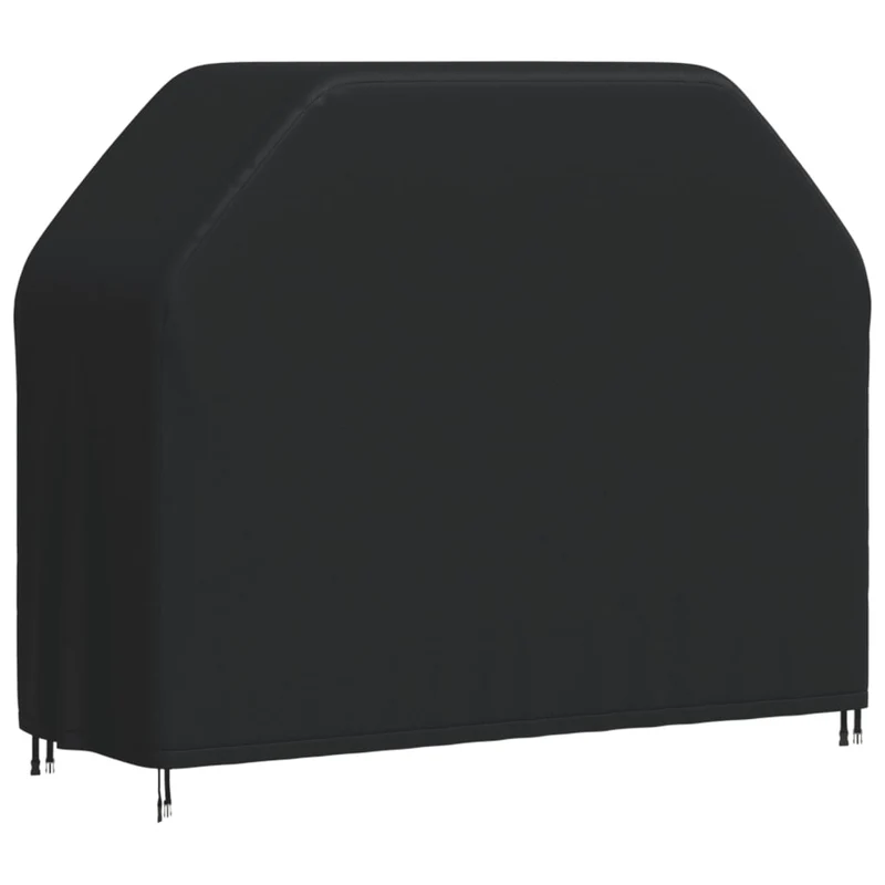 BBQ Cover 147x61x112 cm Black 420D Oxford