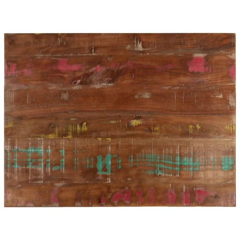 Table Top 90x60x3,8 cm Rectangular Solid Wood Reclaimed