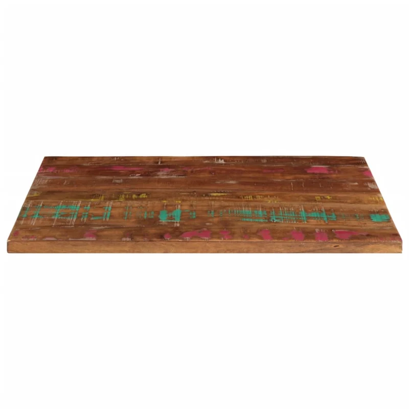 Table Top 90x60x3,8 cm Rectangular Solid Wood Reclaimed