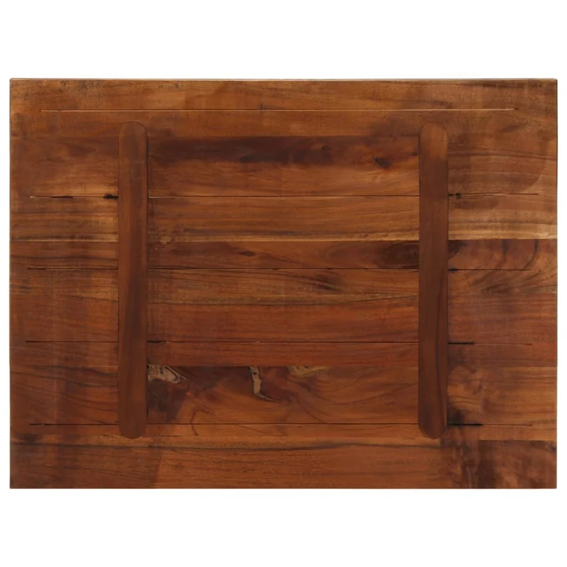 Table Top 90x60x3,8 cm Rectangular Solid Wood Reclaimed