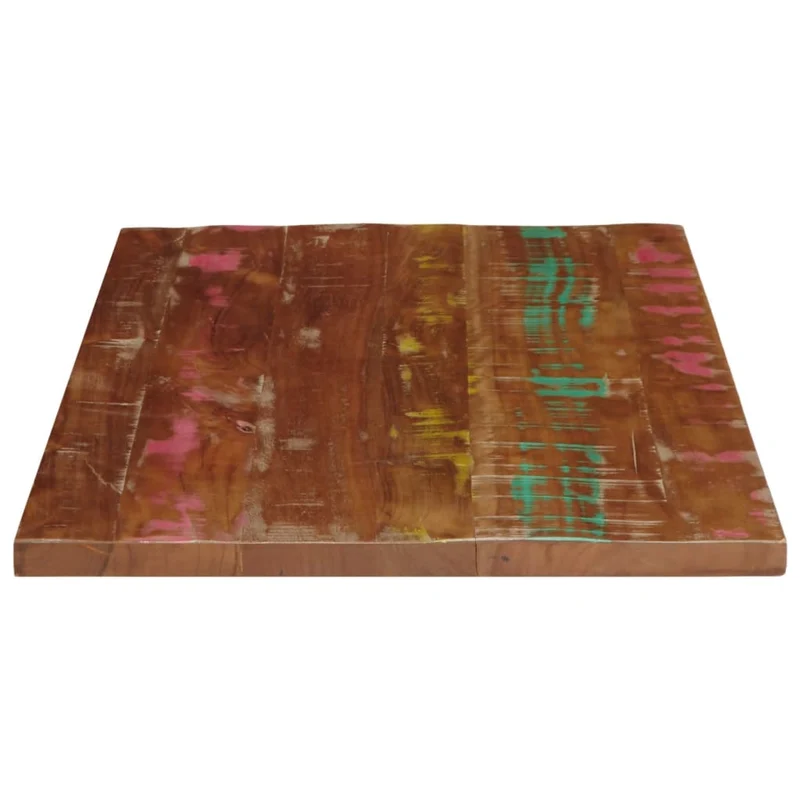 Table Top 90x60x3,8 cm Rectangular Solid Wood Reclaimed