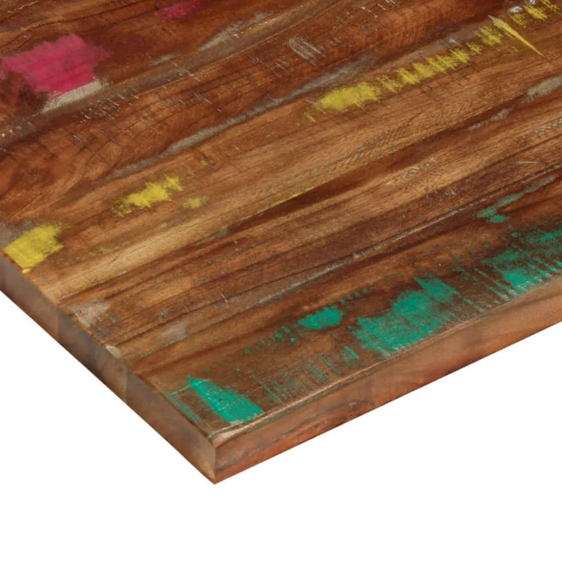 Table Top 90x60x3,8 cm Rectangular Solid Wood Reclaimed