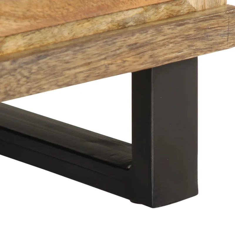 Bedside Cabinets 2 pcs 40x34x46 cm Solid Wood Rough Mango
