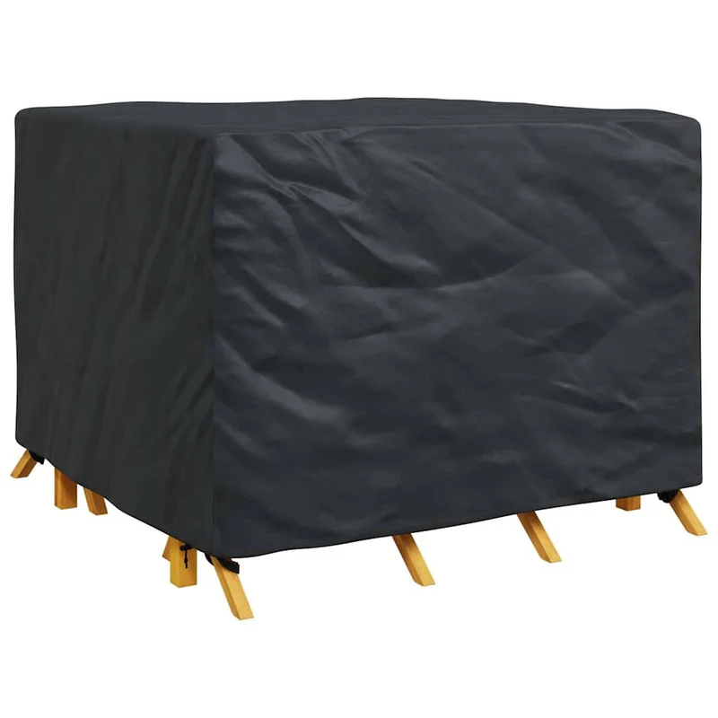 Furniture Cover Black 125 x 125 x 74 cm 210D Oxford Fabric