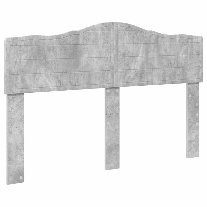 Bed Frame with Drawer Concrete Grey 140 x 190 cm Engineer Wood