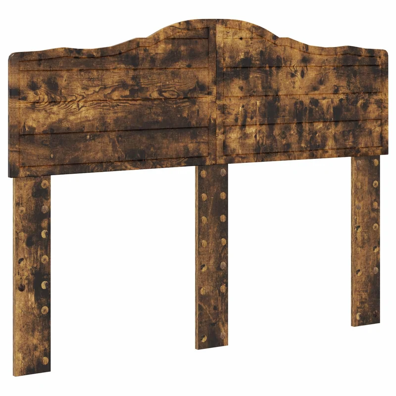 Bed Frame with Drawer Smoked Oak 120 x 200 cm Engineer Wood