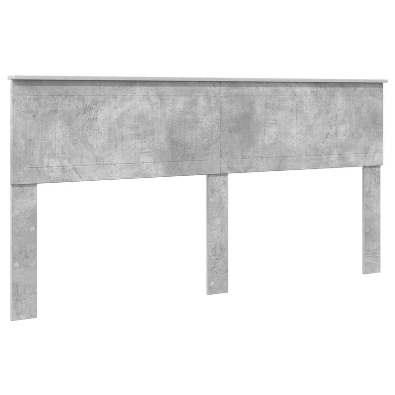 Bed Frame with Drawer Concrete Grey 180 x 200 cm Engineer Wood