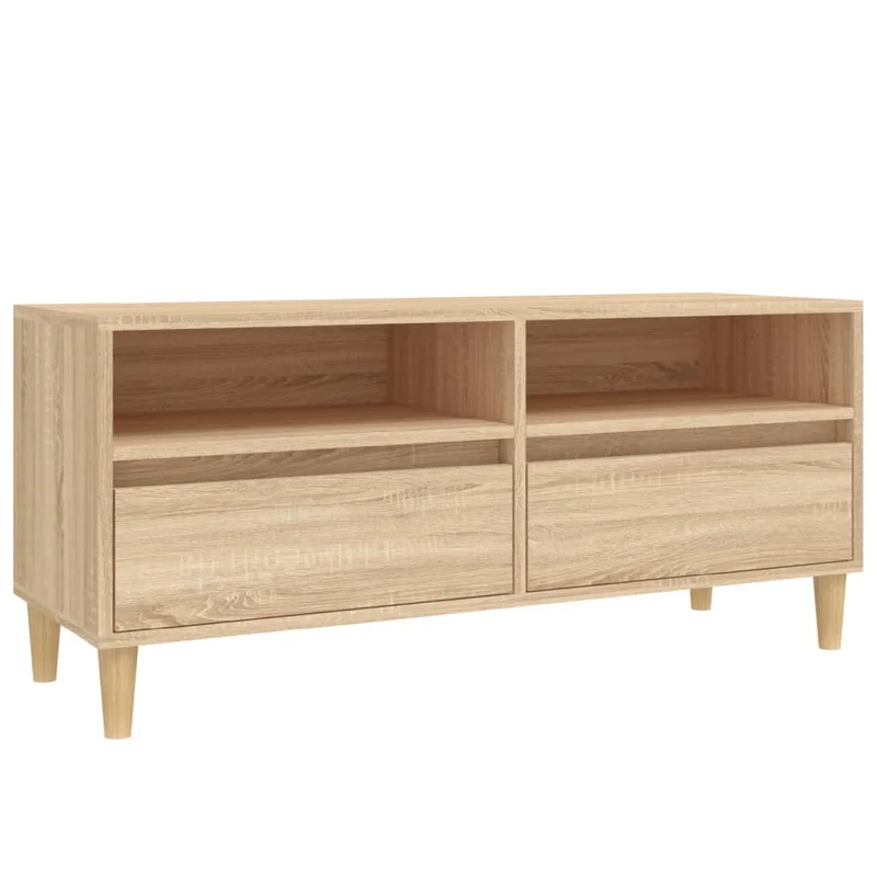 TV Cabinet Sonoma Oak 100x34,5x44,5 cm Engineered Wood