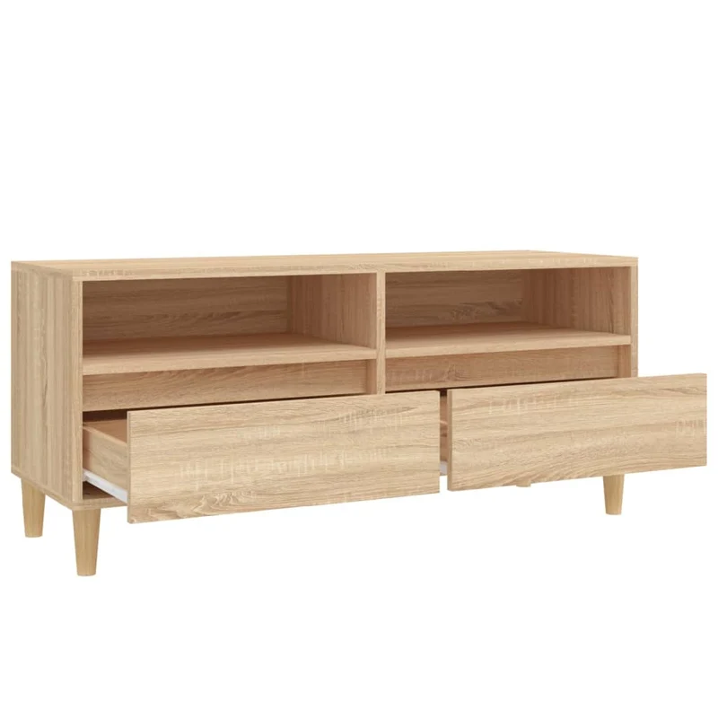 TV Cabinet Sonoma Oak 100x34,5x44,5 cm Engineered Wood