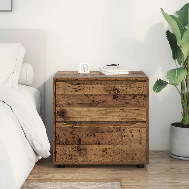Storage Cabinet 60 x 48 x 57 cm Engineered Wood Old Wood