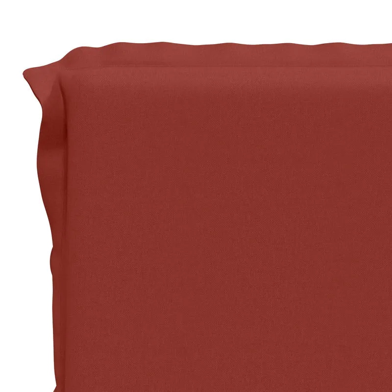 High Back Chair Cushion GEMERT 6 pcs 100% Polyester Red