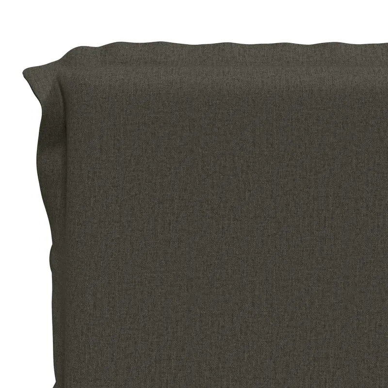 High Back Chair Cushion GEMERT 2 pcs 100% Polyester Anthracite