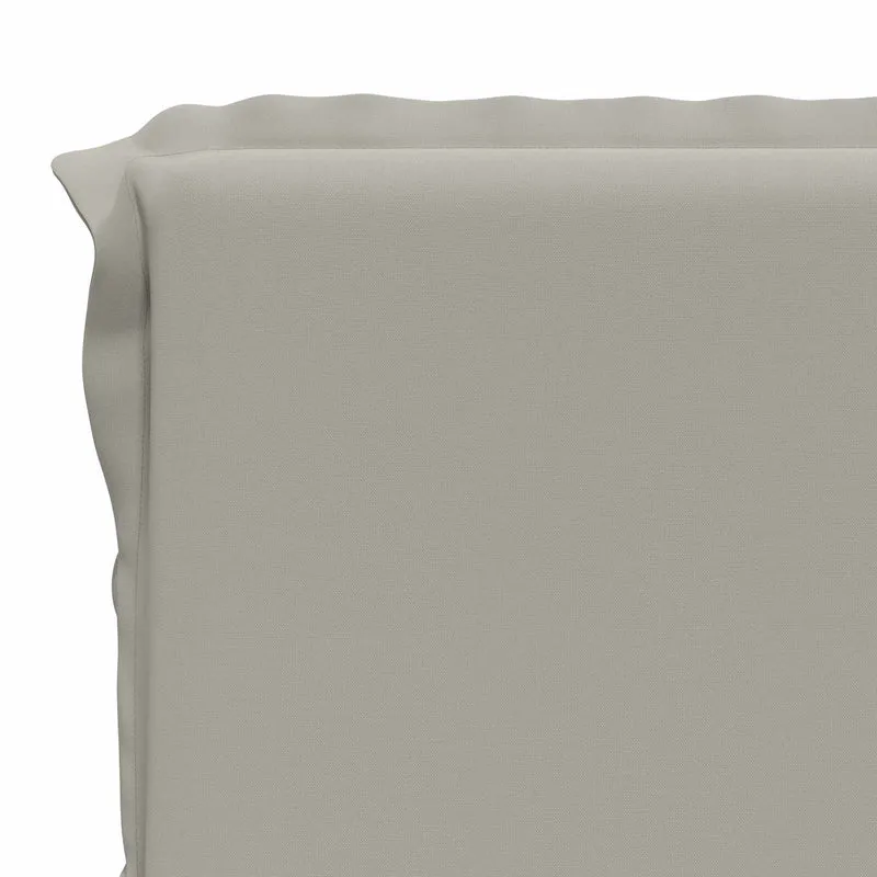 High Back Chair Cushion GEMERT 6 pcs 100% Polyester Grey