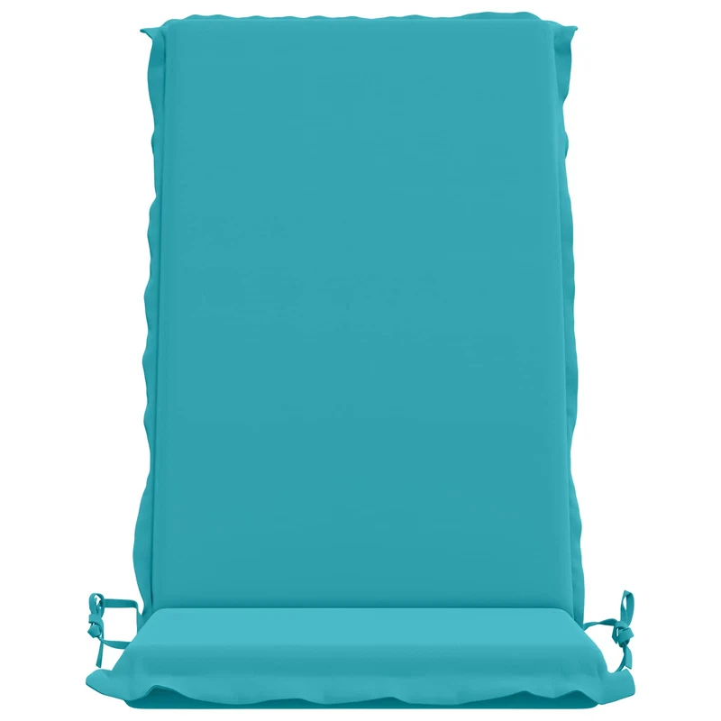 High Back Chair Cushion GEMERT 2 pcs 100% Polyester Turquoise
