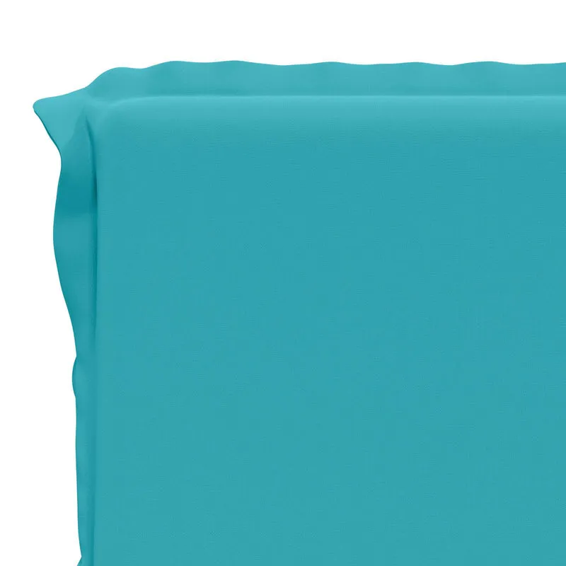 High Back Chair Cushion GEMERT 2 pcs 100% Polyester Turquoise