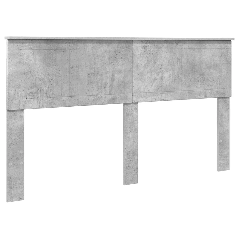 Bed Frame with Drawer Concrete Grey 160 x 200 cm Engineer Wood