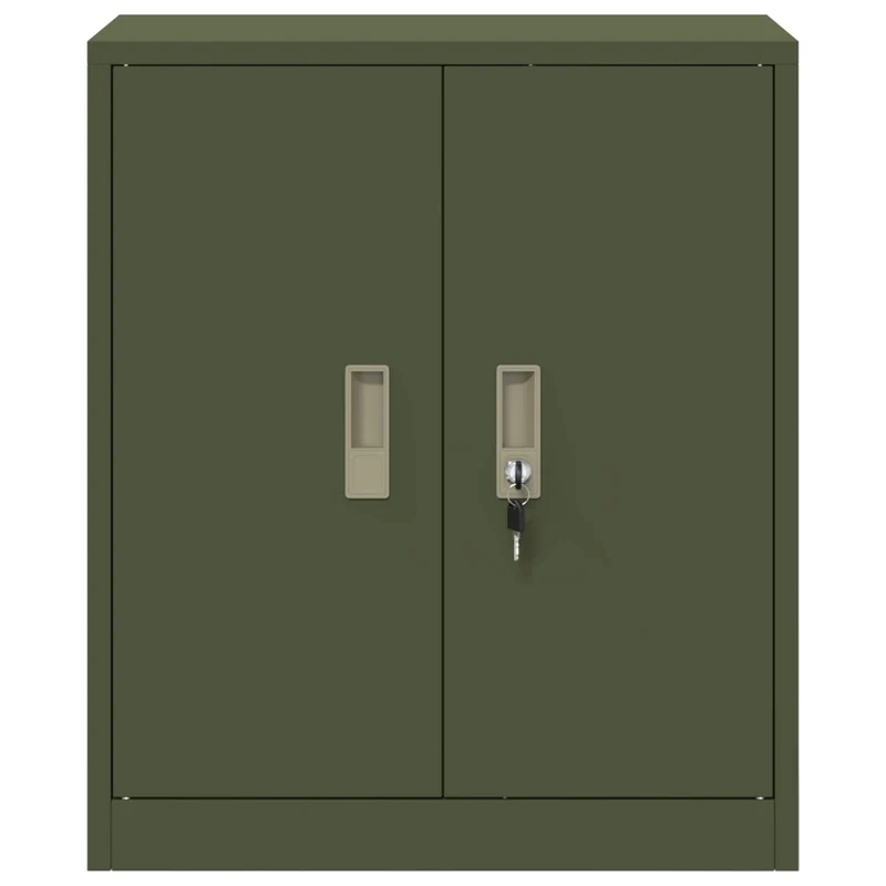 Storage Cabinet Olive Green 60 x 40 x 70 cm Steel