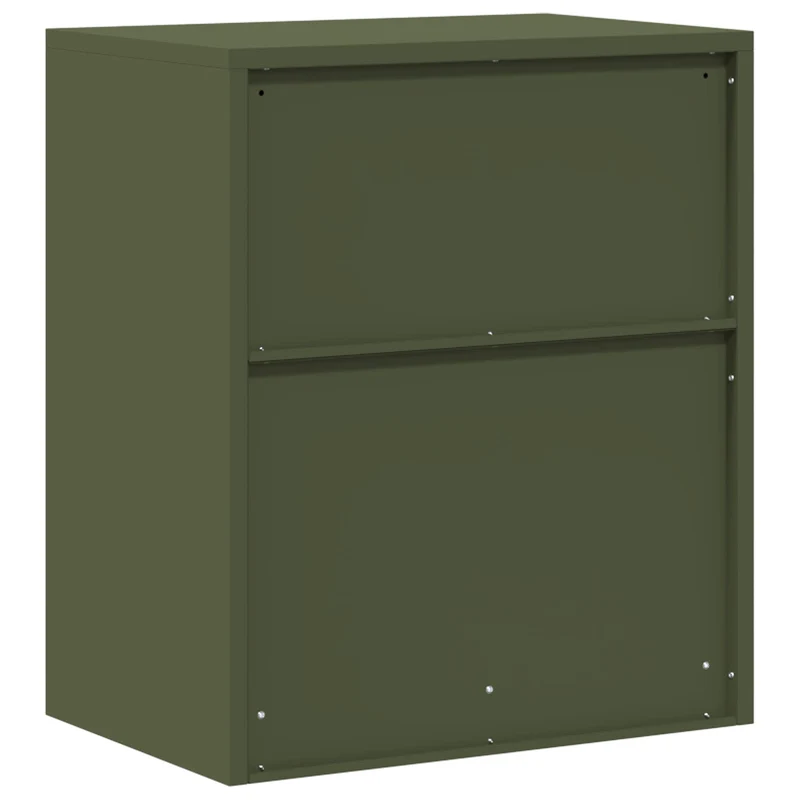 Storage Cabinet Olive Green 60 x 40 x 70 cm Steel