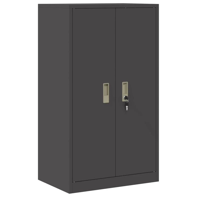 Storage Cabinet Black 60 x 40 x 105 cm Steel