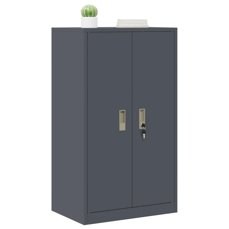 Storage Cabinet Anthracite 60 x 40 x 105 cm Steel