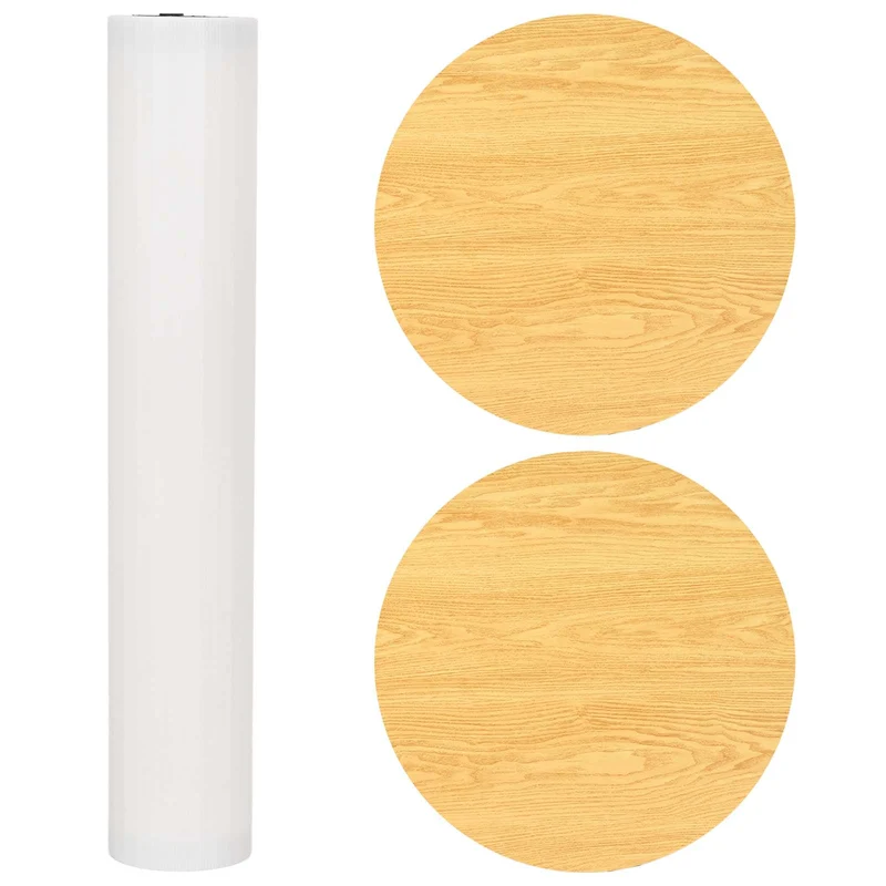 Trade Show Counter Light Brown and White Ø 60 x 93 cm