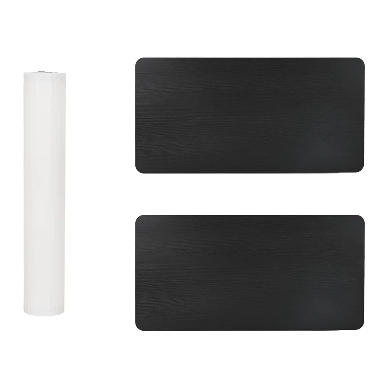 Trade Show Counter Black and White 80 x 40 x 93 cm