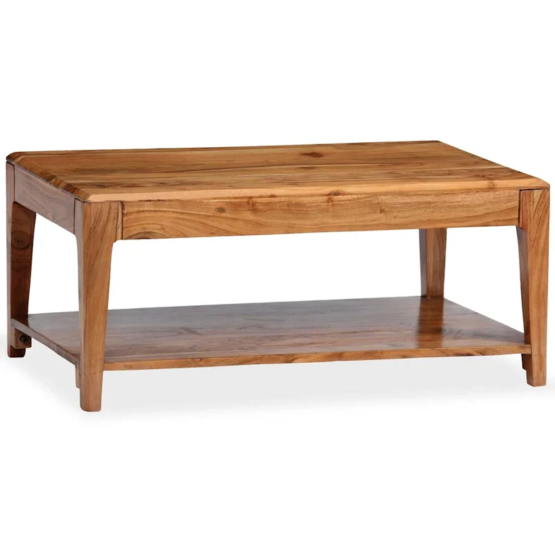 244956 vidaXL Coffee Table Solid Wood 88x50x38 cm